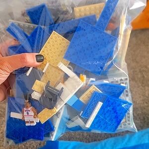 Basketball lego with players